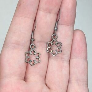 Mini Snowflake Earrings